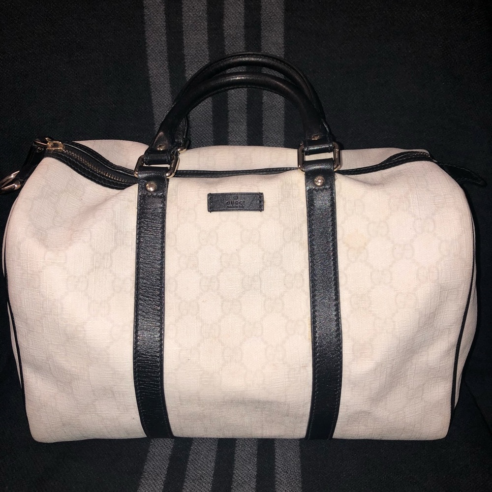 Authentic Gucci Boston Joy Black and White